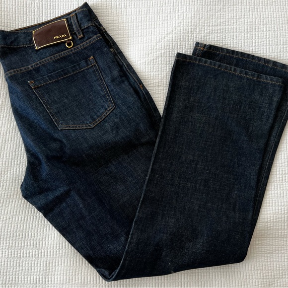 New Prada dark wash jeans